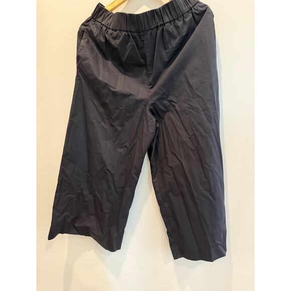 COS Womens Black High Rise Wide Leg Culottes Cropped Pants Size 8 - Picture 3 of 6